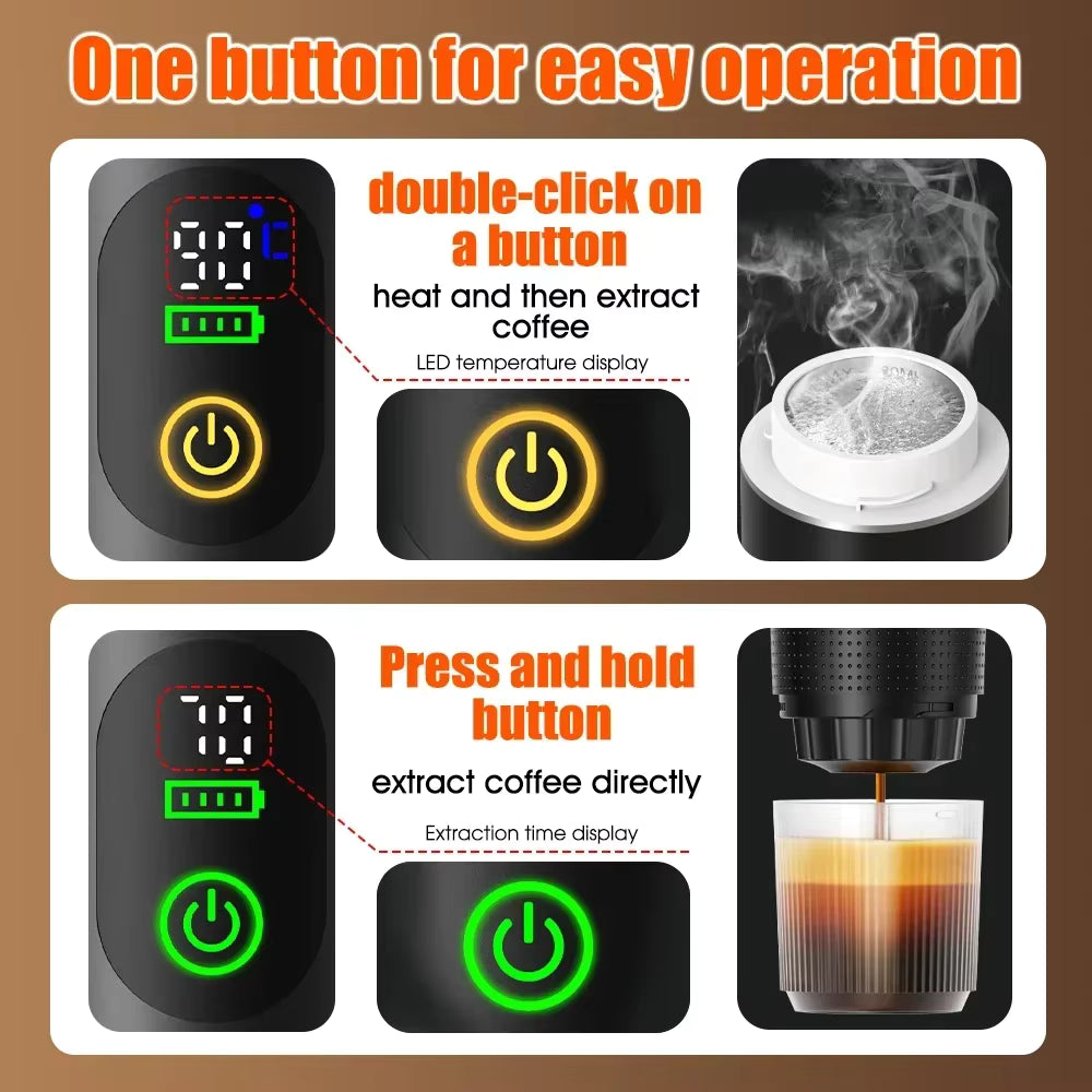 Portable Espresso Machine 3-in-1