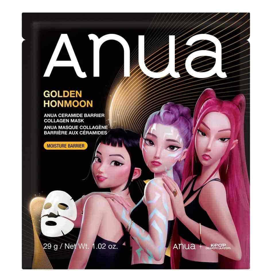 ANUA KPop Demon Hunters Ceramide Barrier Collagen Mask 4pcs