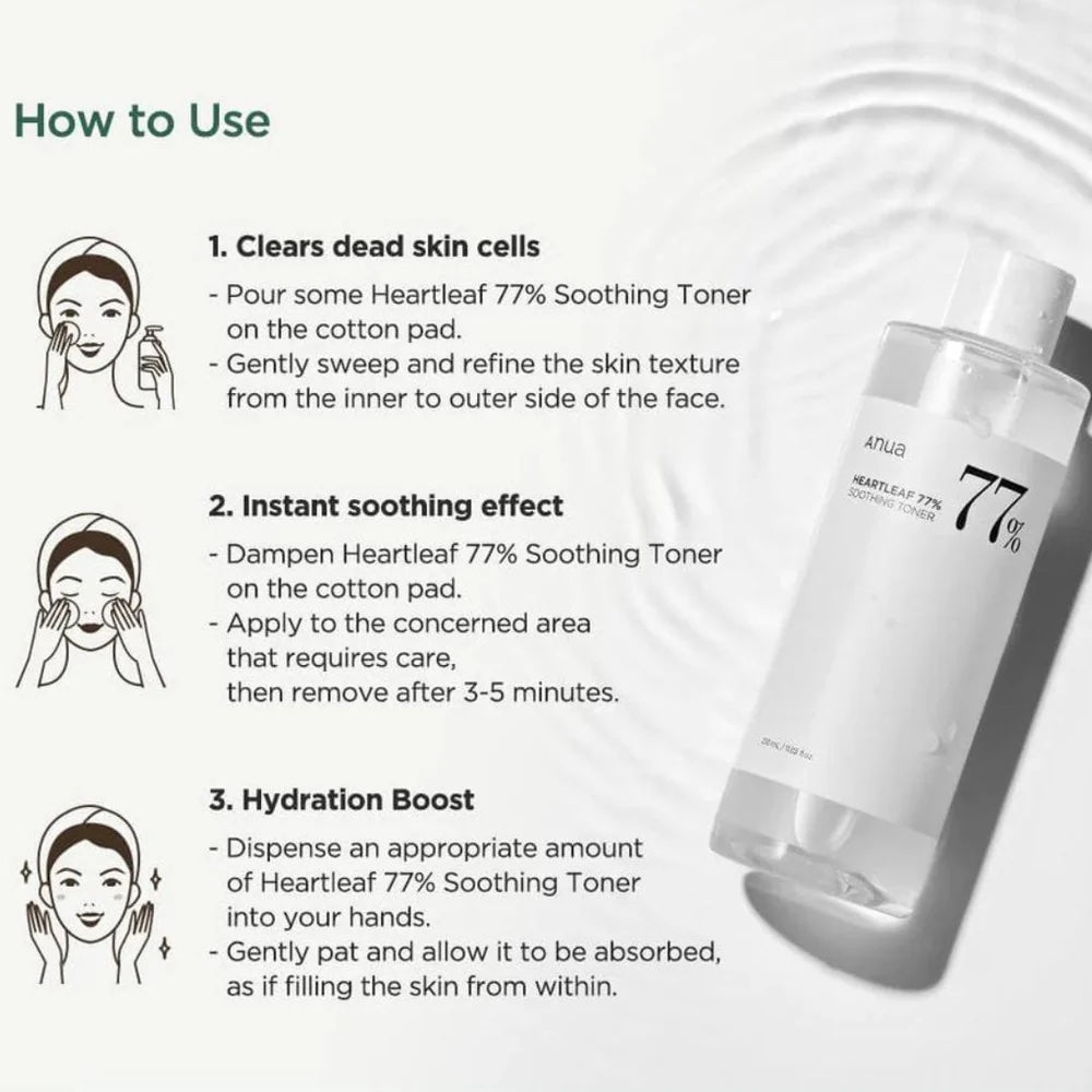 ANUA HEARTLEAF SOOTHING TONER