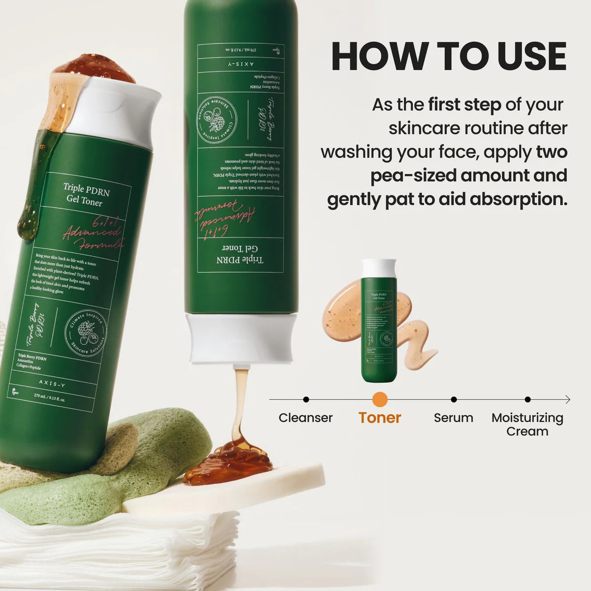 AXIS-Y Triple PDRN Gel Toner