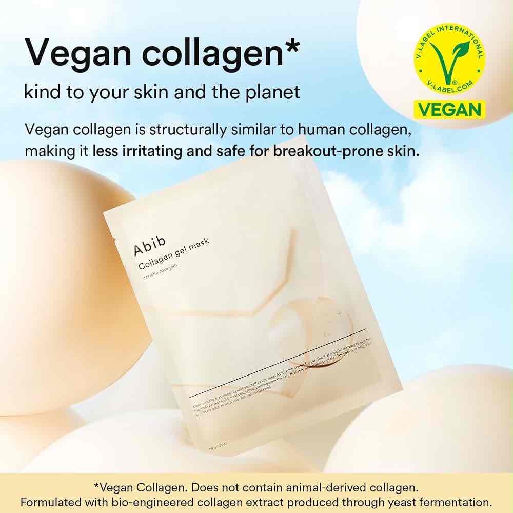 Abib Vegan Collagen Gel Mask Jericho Rose Jelly 4pcs