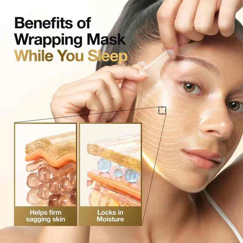 ANUA Kpop Demon Hunters Golden Firming Collagen Wrapping Mask 80ml
