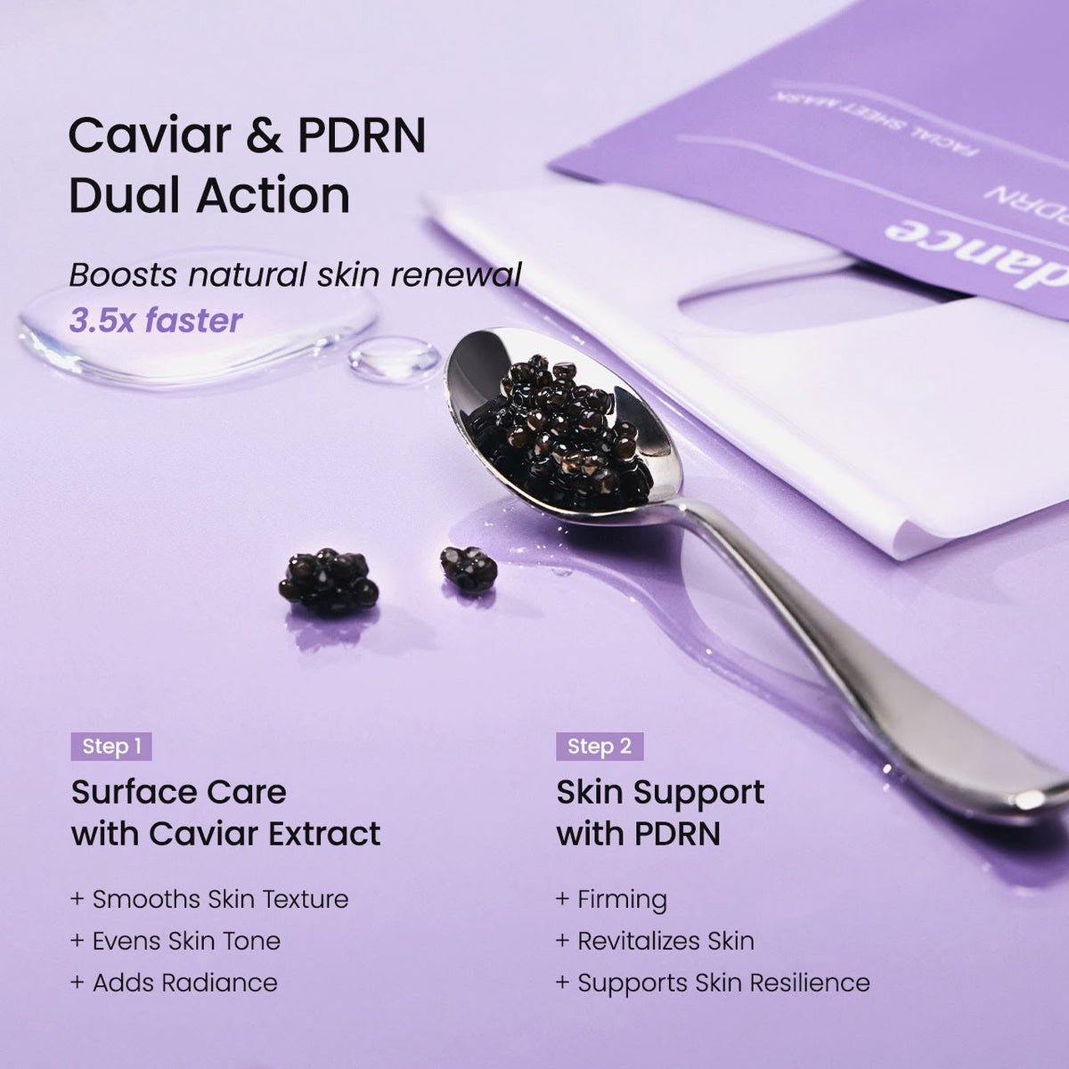 BIODANCE REJUVENATING CAVIAR PDRN REAL DEEP MASK - Pack of 4
