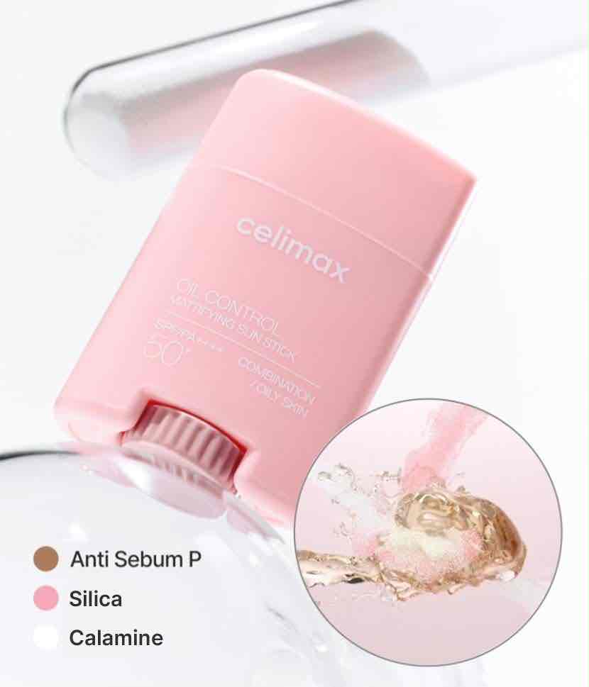 CELIMAX Oil Control Mattifying Sun Stick SPF50+