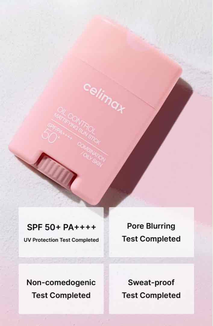 CELIMAX Oil Control Mattifying Sun Stick SPF50+