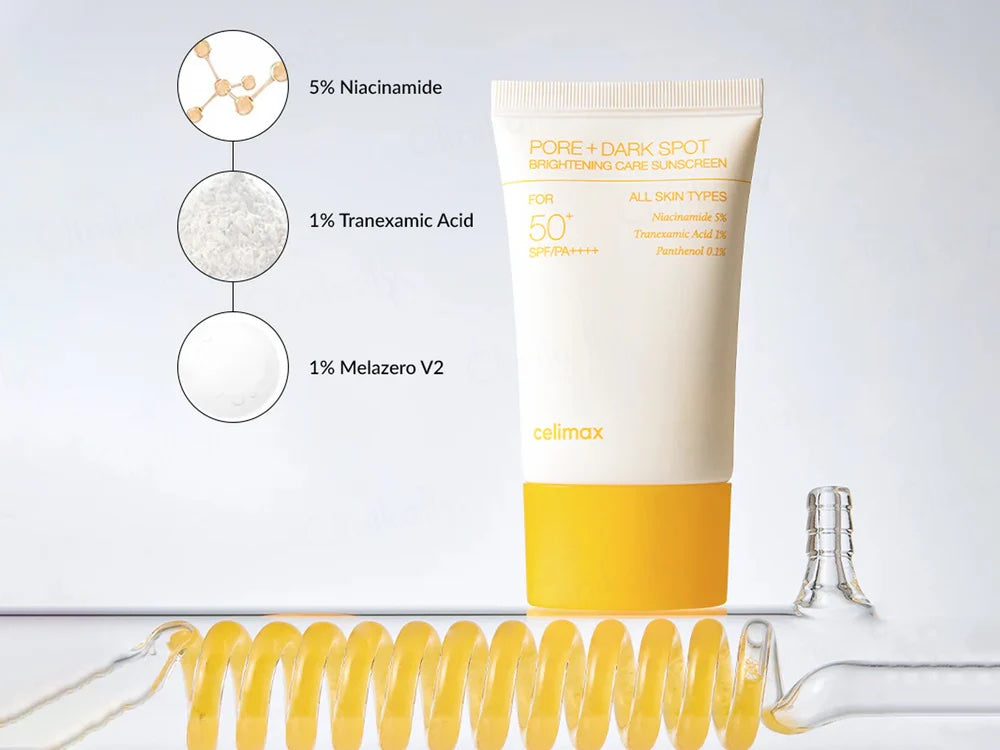 CELIMAX Pore + Dark Spot Brightening Care Sun Cream