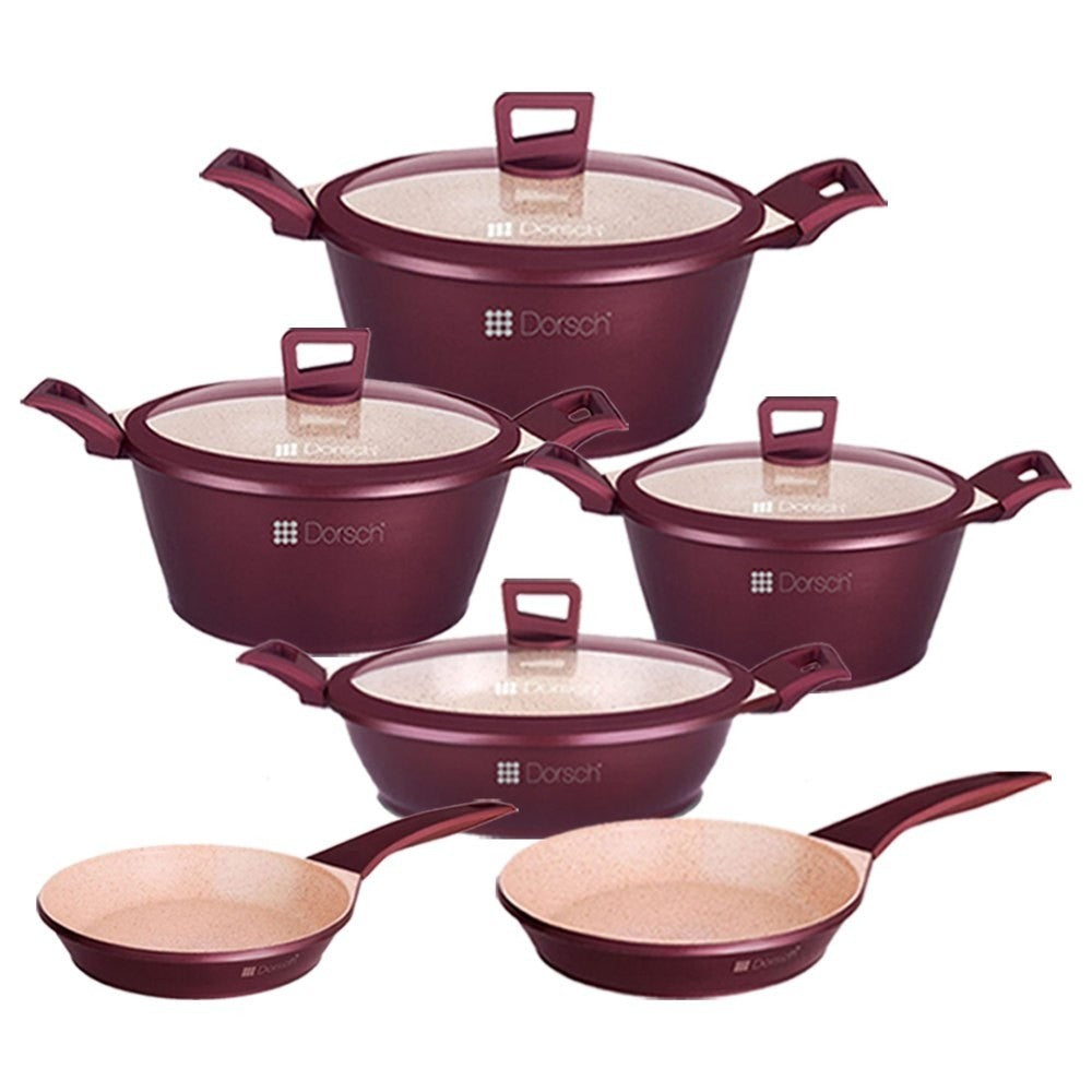 Dorsch Ceramic Premium Cookware Set – 6 pcs