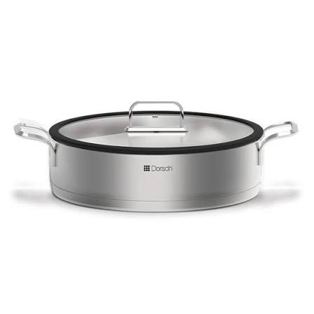 Dorsch Stainless Steel Low Casserole 32cm