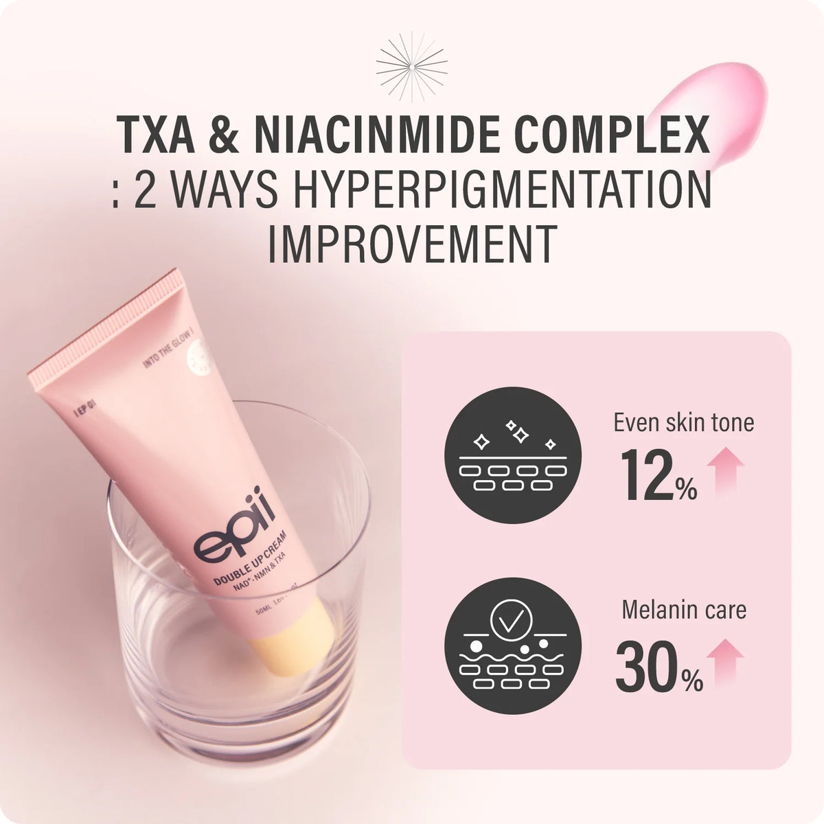epii Double Up Cream NAD+NMN & TXA