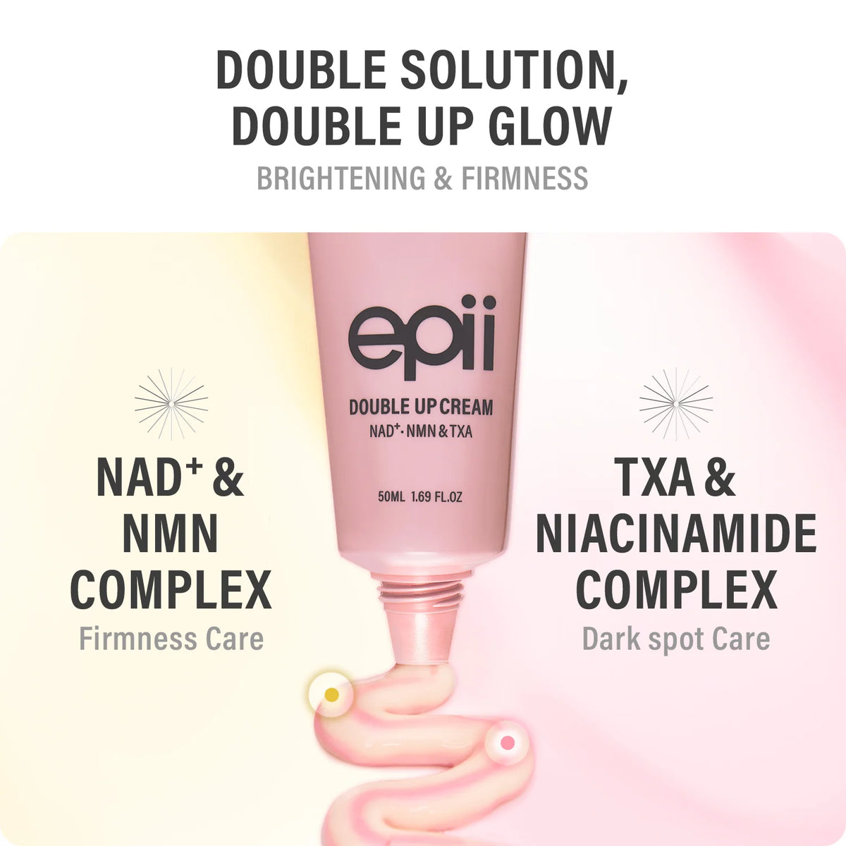 epii Double Up Cream NAD+NMN & TXA