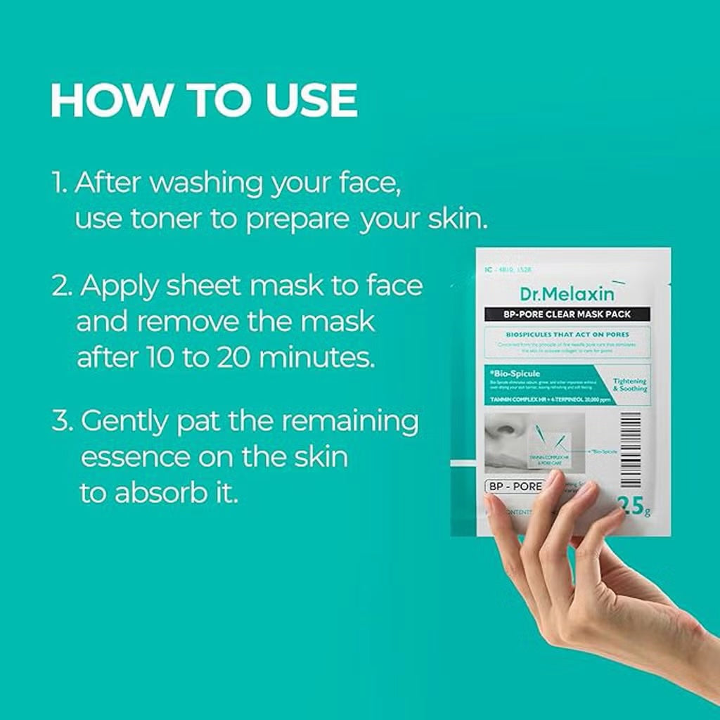 Dr. Melaxin Bp Pore Clear Mask Pack (Pack of 5)