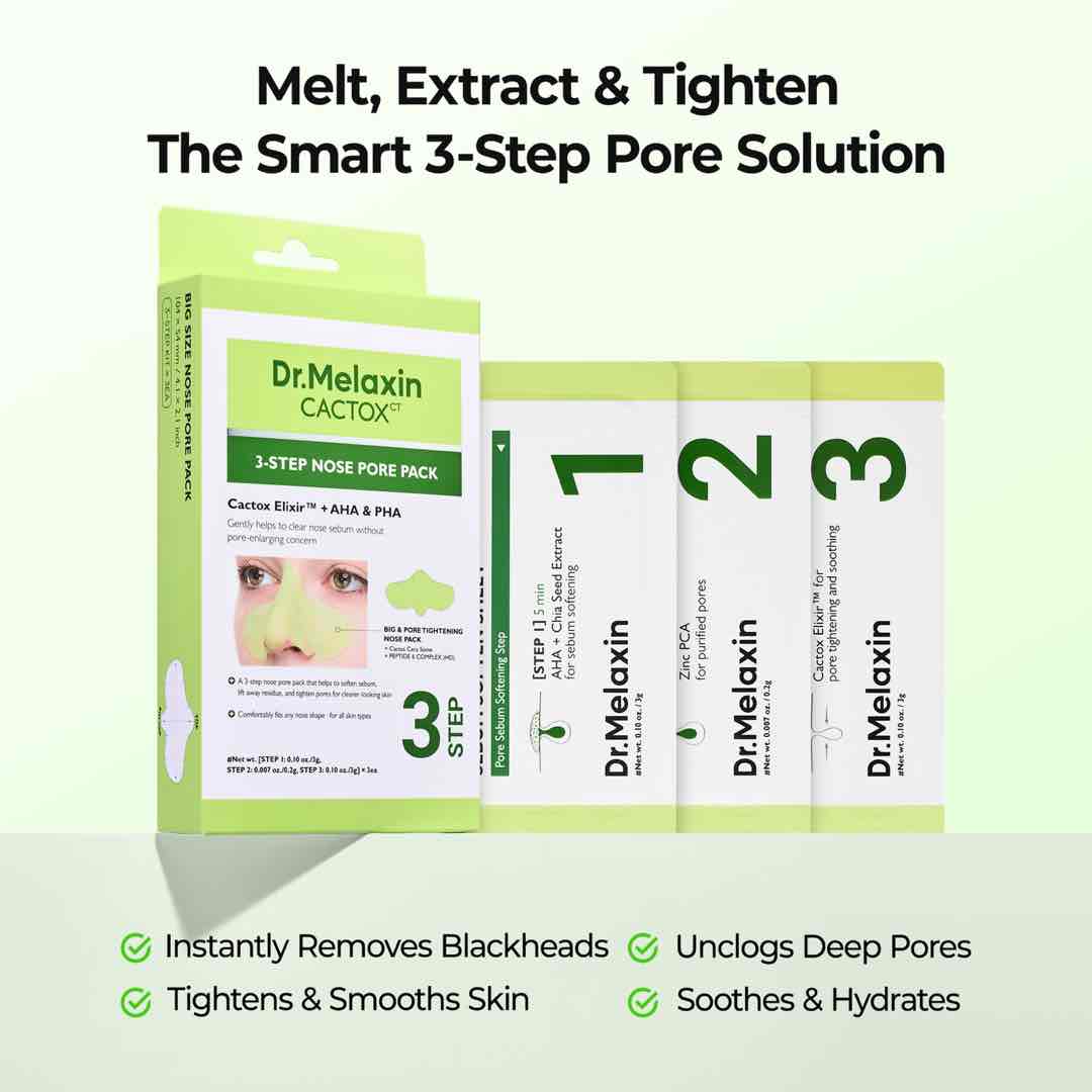 Dr. Melaxin Cactox 3-Step Nose Pore Pack