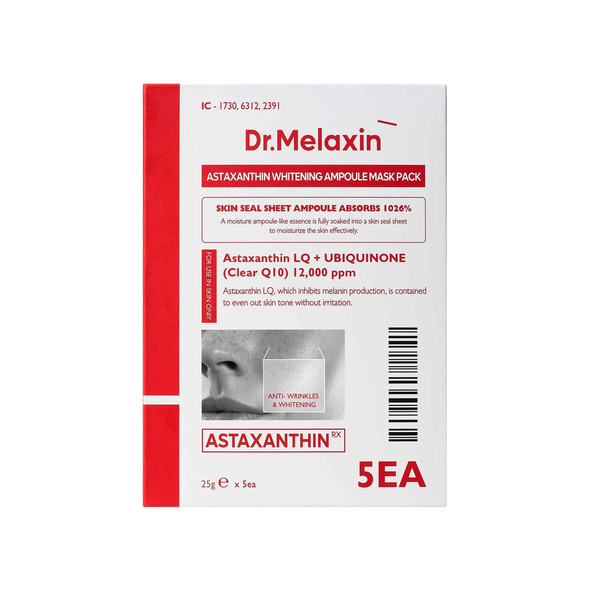 Dr. Melaxin TX-ASTAXANTHIN Brightening Serum Mask