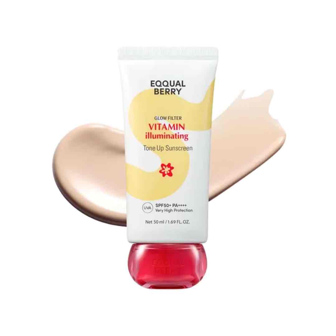 EQQUALBERRY Glow Filter Illuminating Tone Up Sunscreen SFP50+