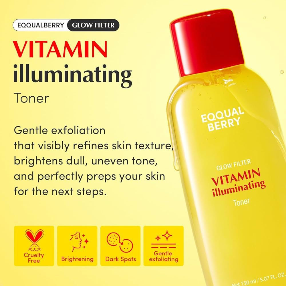 EQQUALBERRY Glow Filter Vitamin Illuminating Toner 150ml
