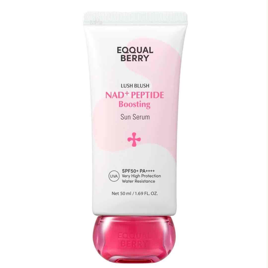 EQQUALBERRY NAD+ Peptide Boosting Sun Serum SPF50+