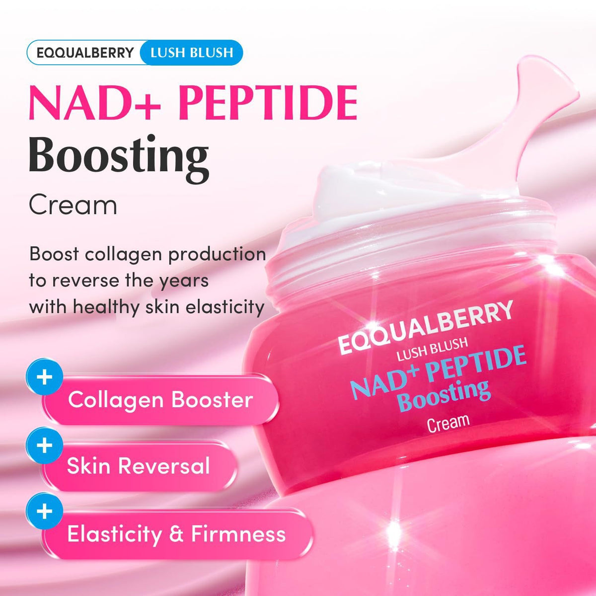 EQQUALBERRY NAD+ Peptide Boosting Cream 50ML