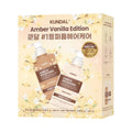 KUNDAL AMBER VANILLA EDITION - HONEY & MACADAMIA SHAMPOO + TREATMENT SET 500ML
