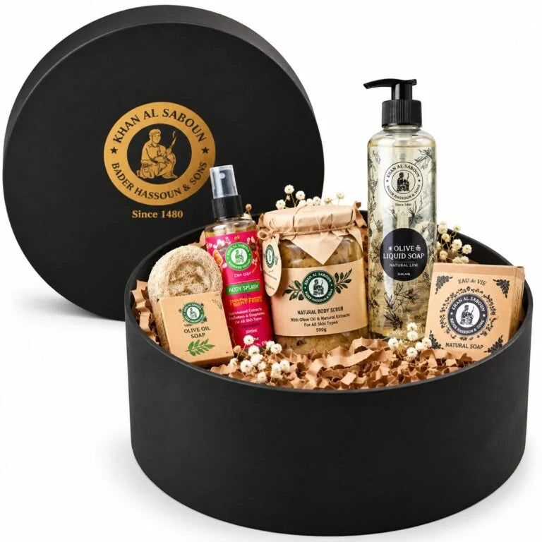 Large Round Box Collection | Khan Al Saboun
