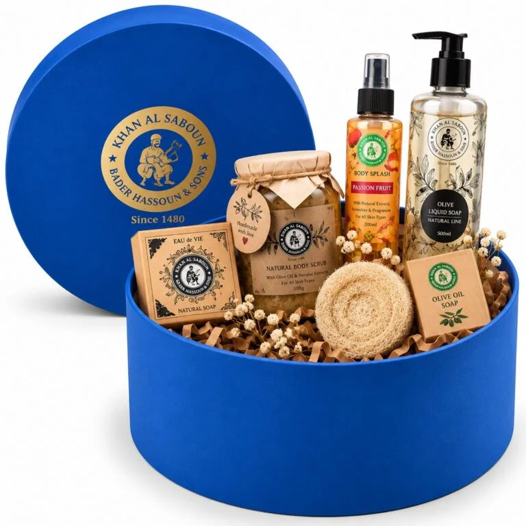 Large Round Box Collection | Khan Al Saboun