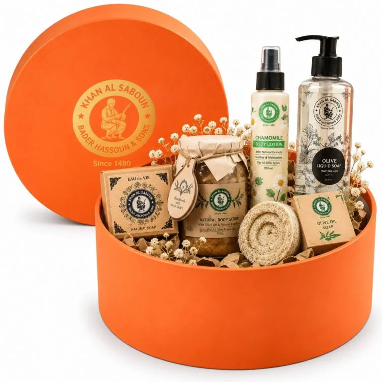 Large Round Box Collection | Khan Al Saboun