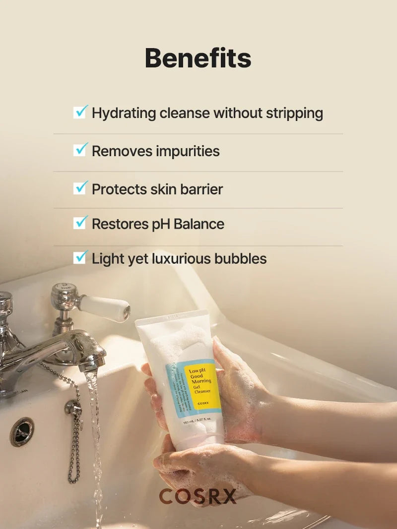 COSRX Low pH Good Morning Gel Cleanser