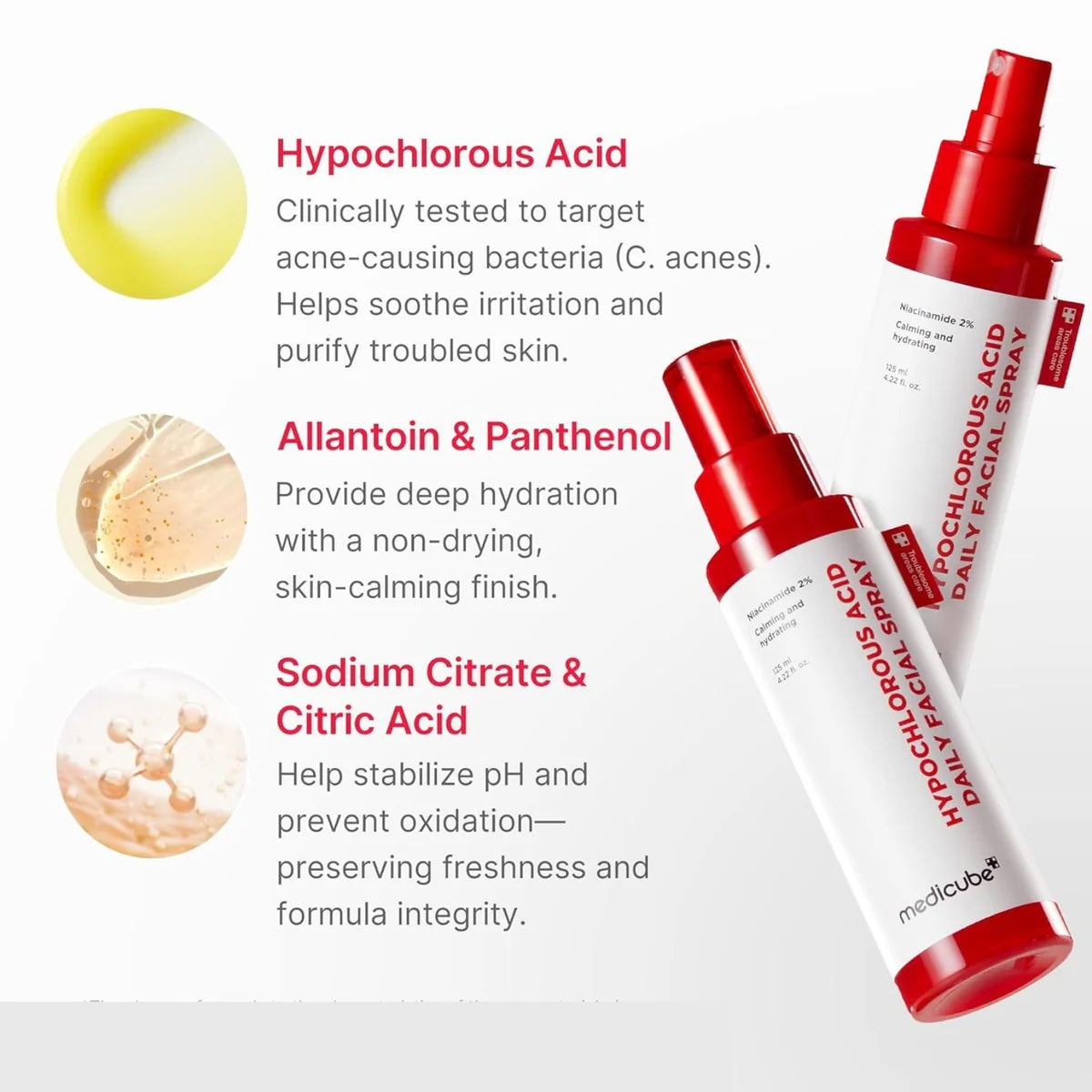 Medicube Hypochlorous Acid Daily Facial Spray 125ML