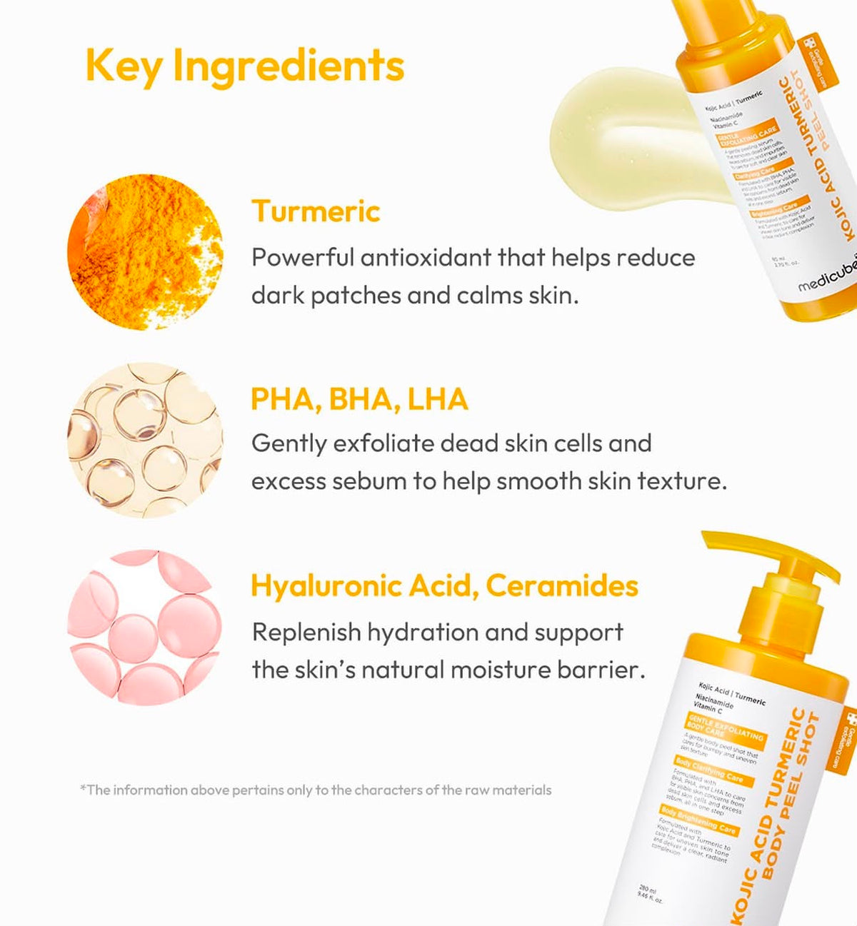 Medicube Kojic Acid Turmeric Body Peel Shot 280ML