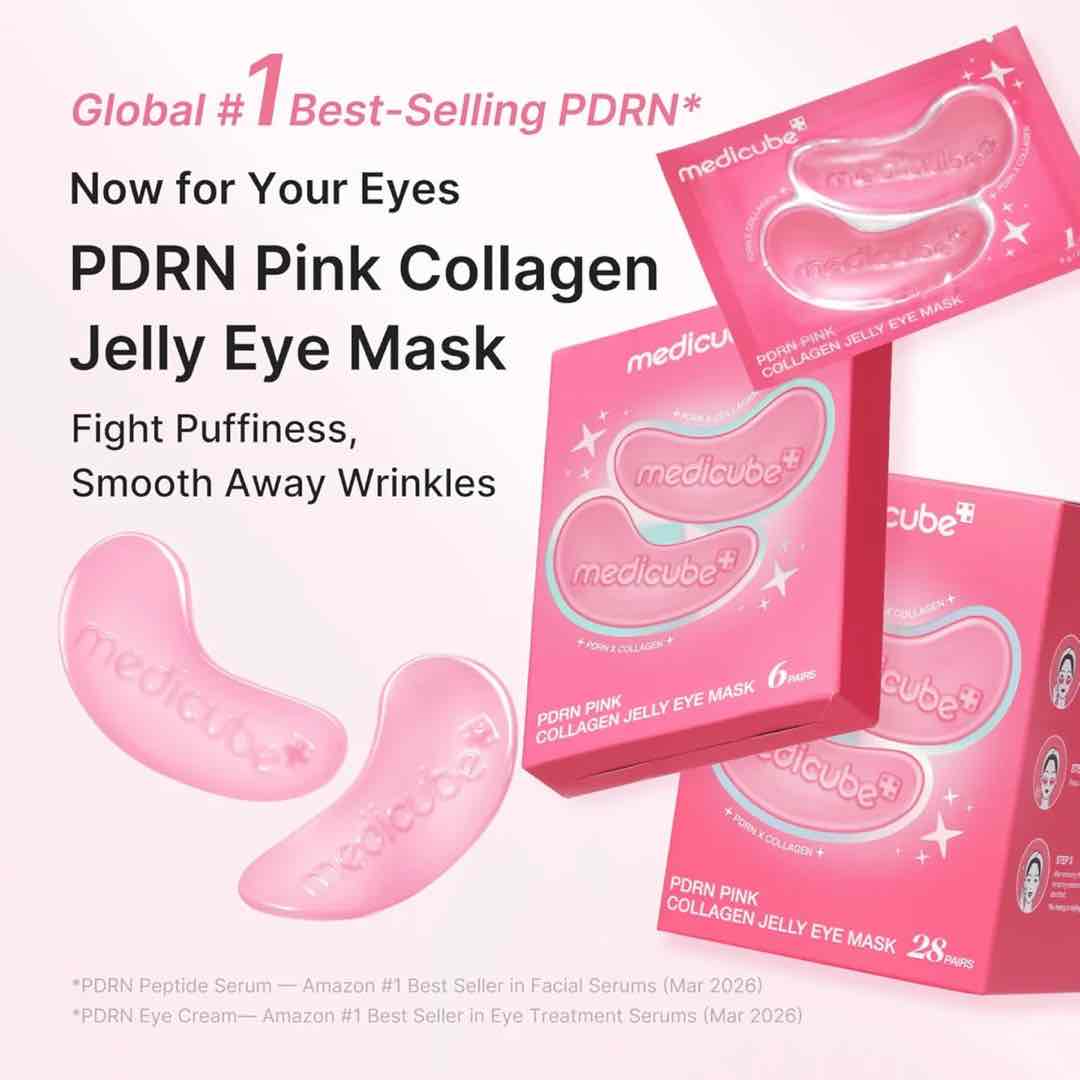 Medicube PDRN Collagen Pink Jelly Eye Mask