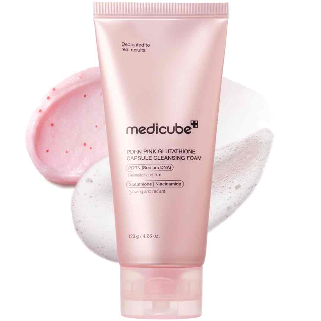 Medicube PDRN Pink Glutathione Capsule Cleansing Foam 120g