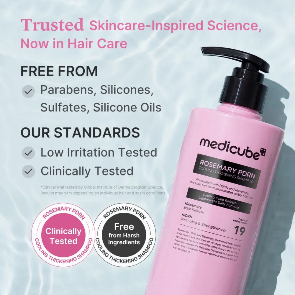 Medicube Rosemary PDRN Cooling Thickening Shampoo 400ML