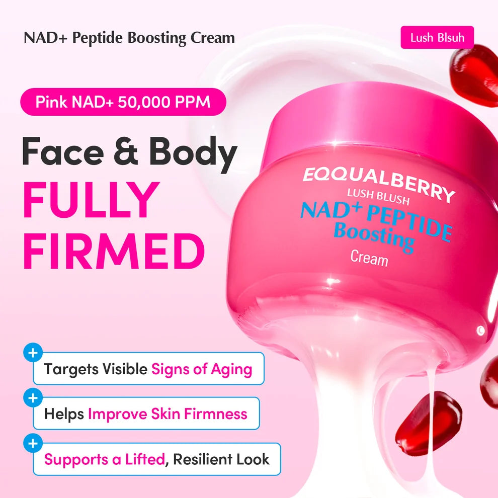 EQQUALBERRY NAD+ Peptide Boosting Cream