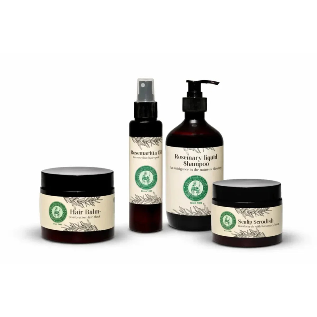 Rosemary Hair Collection – Complete Hair & Scalp Care Routinee | Khan Al Saboun
