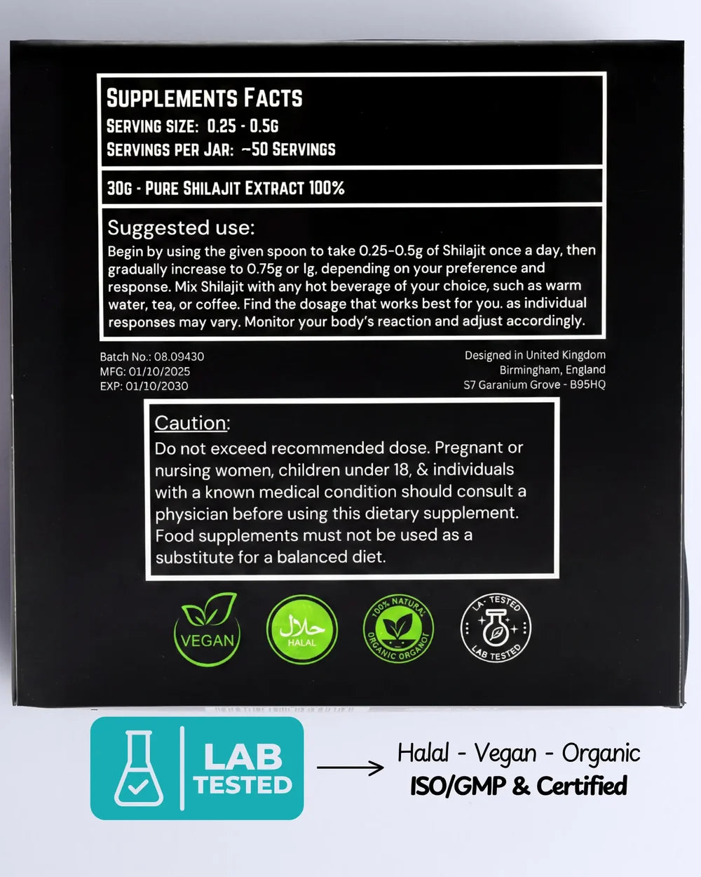 Pure Shilajit Resin