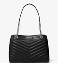 Michael Kors Susannah Large Chevron-Quilted Leather Tote