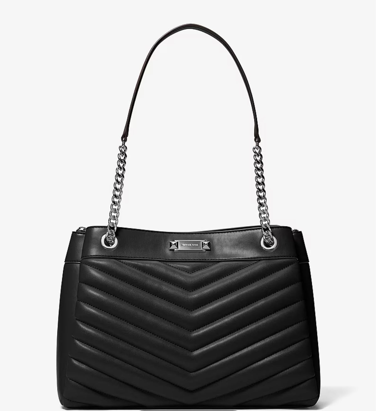 Michael Kors Susannah Large Chevron-Quilted Leather Tote