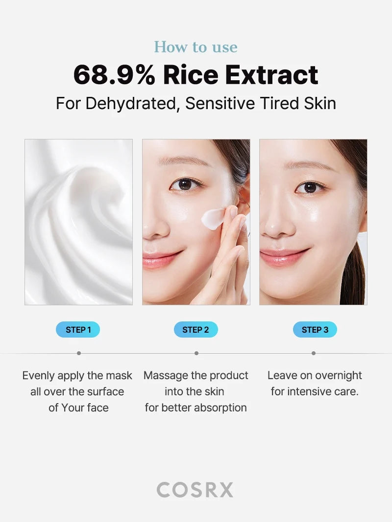 COSRX Ultimate Nourishing Rice Overnight Spa Mask
