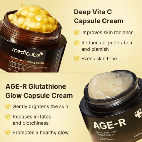 Medicube AGE-R Glutathione Glow Capsule Facial Cream